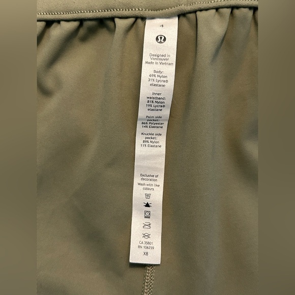 Lululemon Olive Green Lightweight High-Rise Joggers Size 4 - Picture 3 of 7